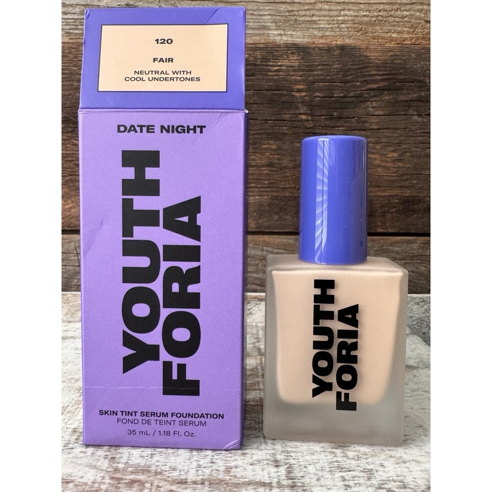 Youth Foria Date Night Skin Tint Serum Foundation – 120 Fair - DISCONTINUED